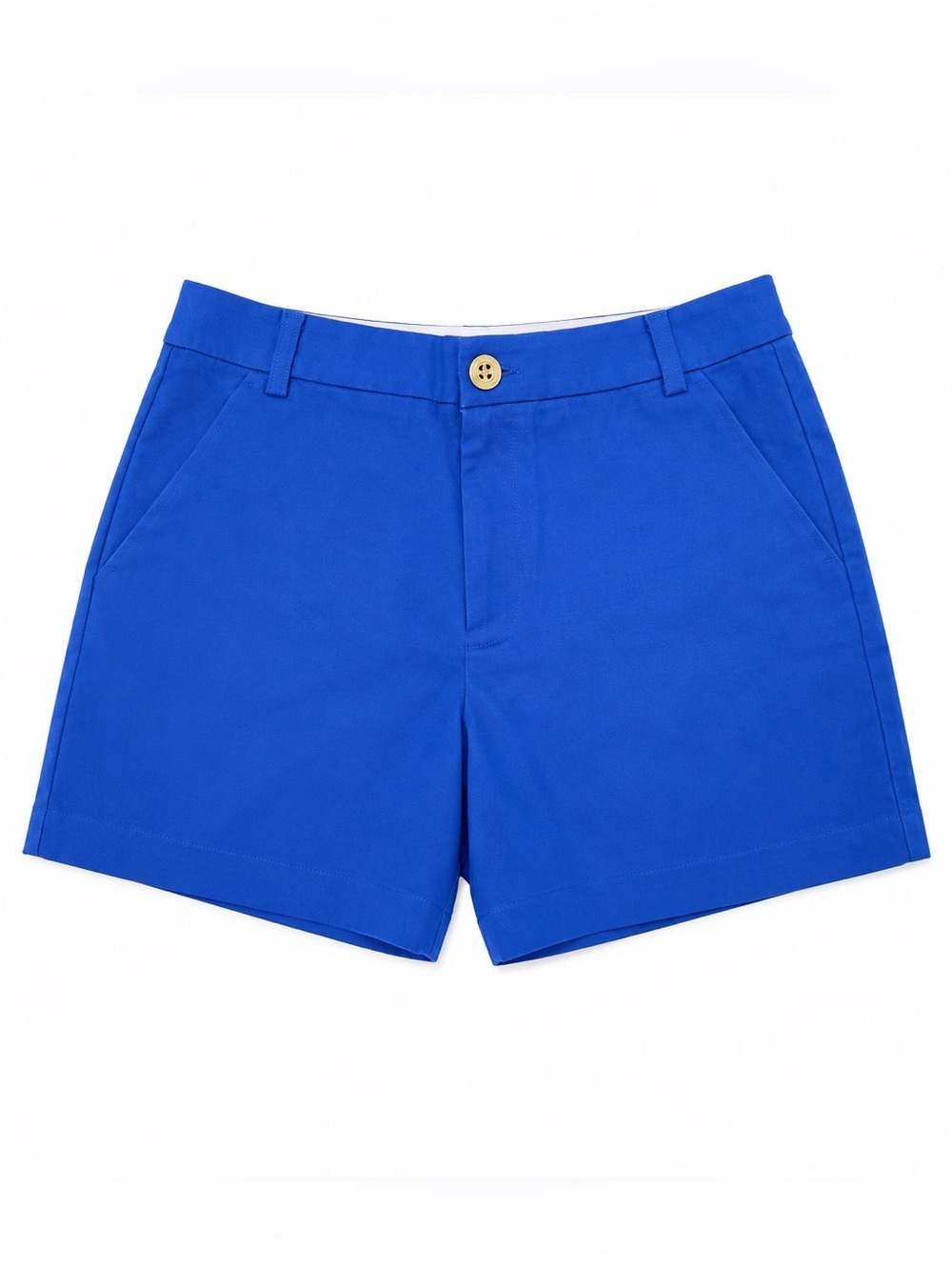 NWT LILLY PULITZER BLUE HIGH RISE SHORTS WITH GOLD BUTTON